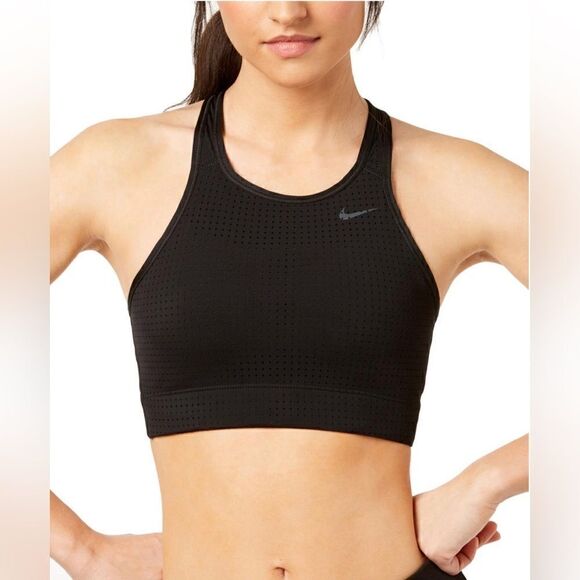 Stay Active in Style: Nike Women’s Medium Support Dri-FIT Fitness Sports Bra - Picture 1 of 4